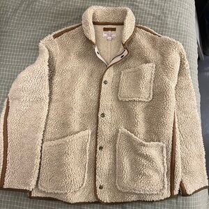 J. Crew Wallace & Barnes Sherpa Fleece Jacket Size L Men’s